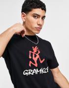 Gramicci Printed Logo T-shirt In Black