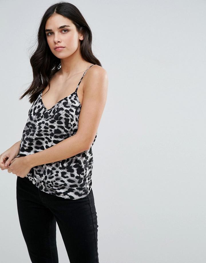 Liquorish Lepoard Camisole - Multi