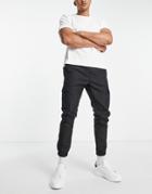 French Connection Utility Tech Cargo Pants In Black