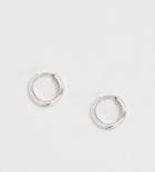 Reclaimed Vintage Inspired Hoops Earrings In Burnished Silver Tone Exclusive At Asos