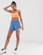 Nike Training Flex 2 In1 Shorts In Blue And Orange
