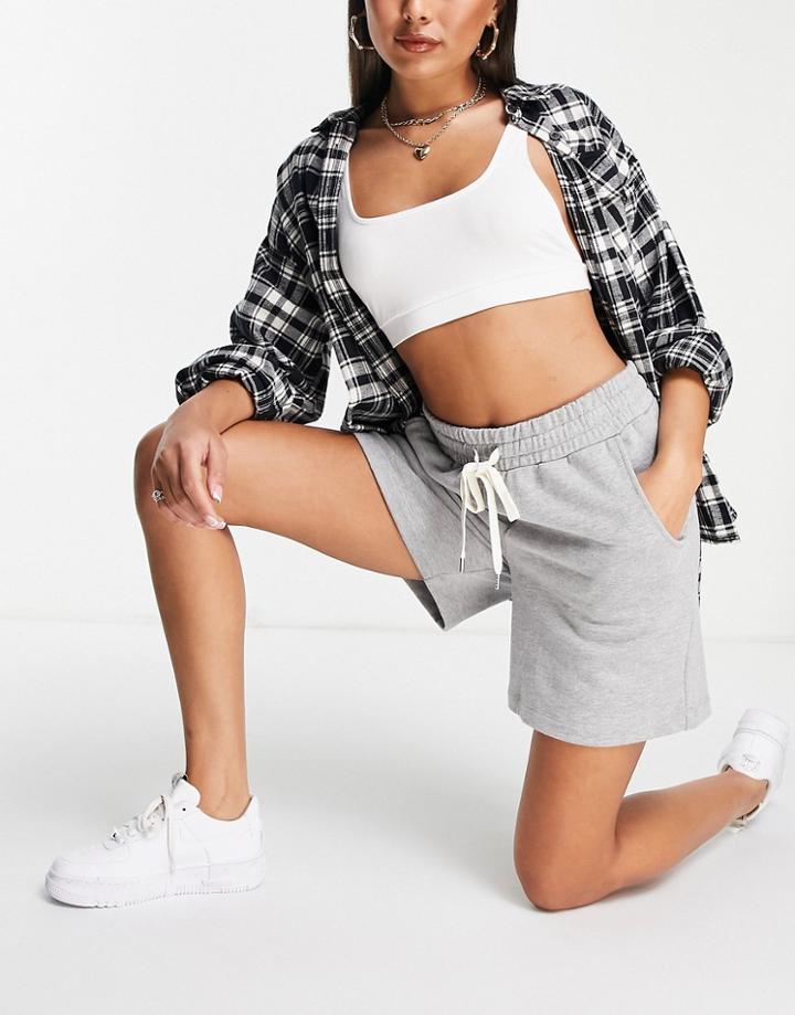 Madewell Jersey Drawstring Shorts In Beige - Part Of A Set-neutral