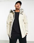 Helly Hansen Tromsoe Parka Jacket In Beige-neutral