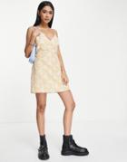 Rhythm Goldie Beach Dress In Apricot Floral-multi