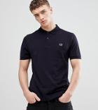Fred Perry Logo Polo In Navy - Navy