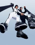 Asos 4505 Ski Suit In Mono Color Block-white
