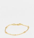 Designb London Chain And Crystal Bracelet In Gold