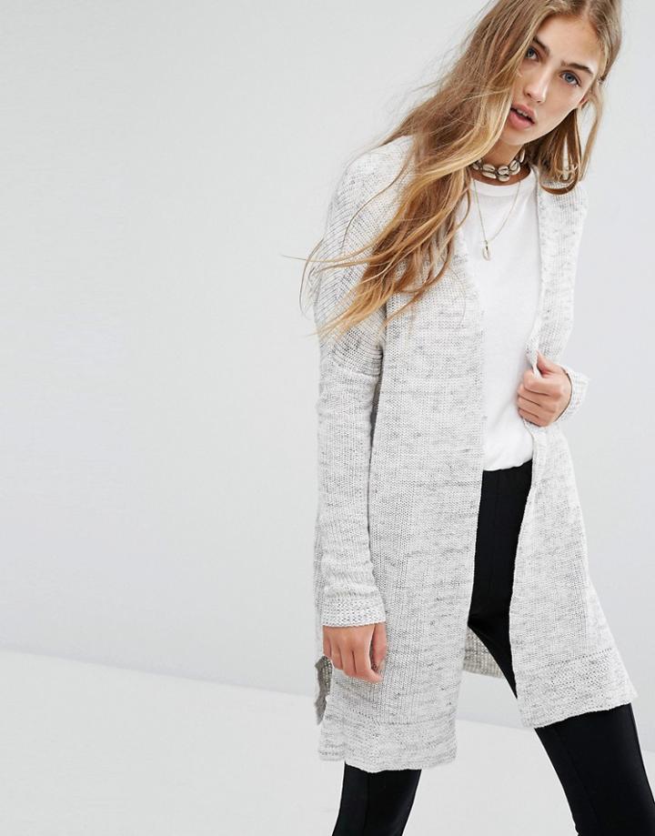 Pull & Bear Supersoft Longline Cardigan - Multi