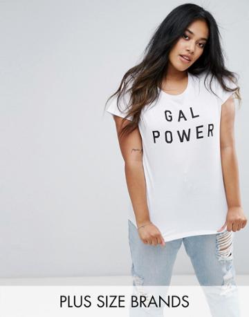 Nvme Plus Gal Power T-shirt - White