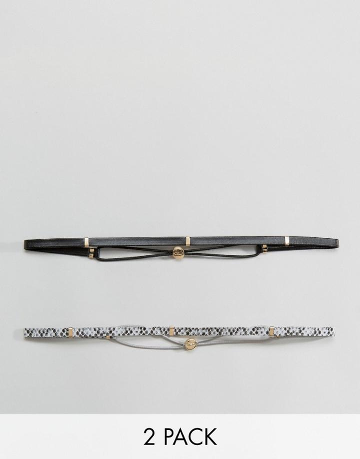 Kitsch Multi Vegan Leather Headbands - Multi