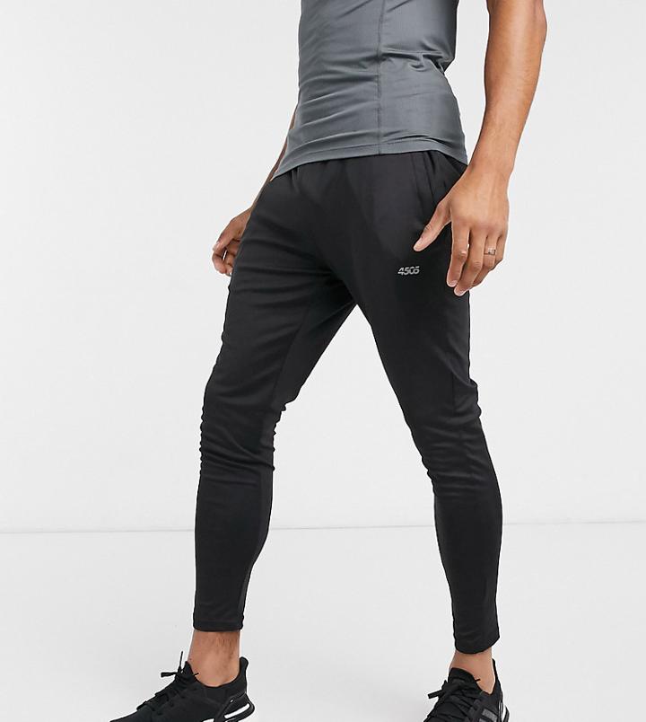 Asos 4505 Icon Training Super Skinny Sweatpants With Quick Dry In Black