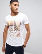 Casual Friday T-shirt With California Print - White
