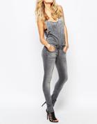 G-star Lynn Mid Rise Skinny Jean - Gray