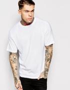 Asos Oversized Knitted T-shirt - White