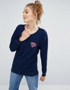 Local Heroes Wifi Heart Sweatshirt - Navy
