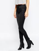 Kubban Washed Black Skinny Jeans - Black