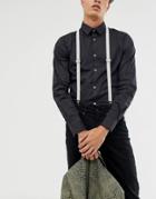Twisted Tailor Suspenders In Light Gray - Gray