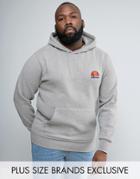 Ellesse Plus Hoodie With Small Logo - Gray