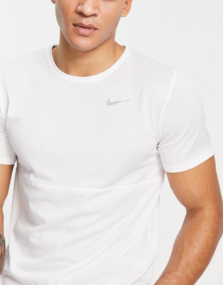 Nike Running Dri-fit Run T-shirt In White