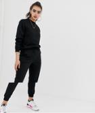 Asos Design Tracksuit Ultimate Sweat / Jogger With Tie - Black