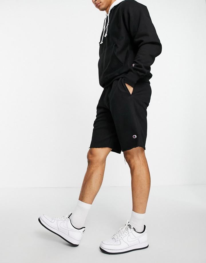 Champion Small Logo Shorts In Black