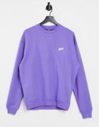 Pull & Bear Set Sweatshirt In Purple