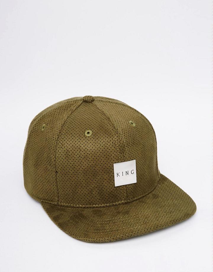 King Apparel 6 Panel Snapback Cap - Green