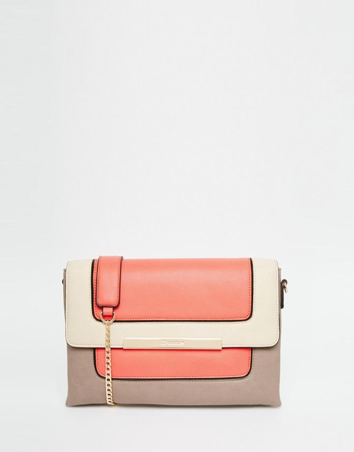 Dune Color Block Clutch Bag