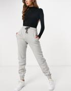Public Desire Relaxed Sweatpants In Gray Heather-grey