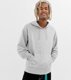 Collusion Regular Fit Hoodie In Gray - Gray