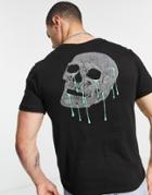 Bolongaro Trevor Melting Skull T-shirt-black