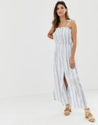 Y.a.s Stripe Tie Shoulder Sun Dress-multi