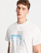 Calvin Klein Jeans Splash Photoprint T-shirt In White