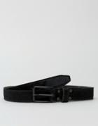 Minimum Leather Belt In Black - Black