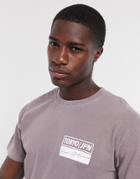 New Look T-shirt With City Prints Gray Wash