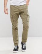 Only & Sons Cargo Pant In Slim Fit - Beige