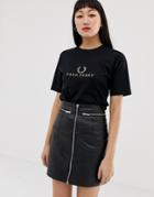 Fred Perry Gold Wreath Logo T-shirt - Black