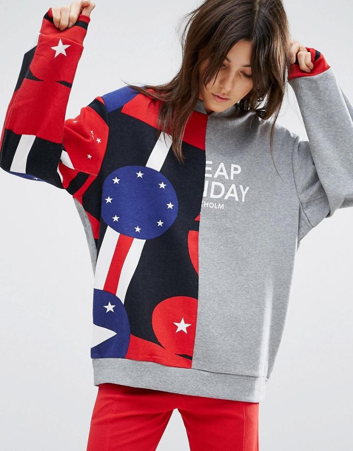 Cheap Monday Team Sweatshirt - Gray