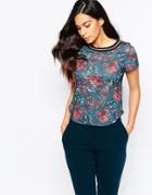 Closet Palm Print Top - Multi