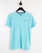 Hollister Icon Logo T-shirt In Turquoise Blue-blues