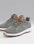 Puma Golf Ignite Power Adapt Spike Sneakers In Gray 18989103 - Gray