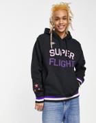 Nike Super Flight Pack Fleece Hoodie In Black