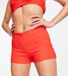 Asyou Tailored Short In Red - Part Of A Set
