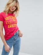 Brave Soul South Dakota Eagles T-shirt - Blue