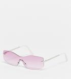Reclaimed Vintage Inspired Y2k Sunglasses In Pink