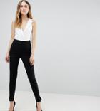 Missguided Tall Cigarette Trousers - Black