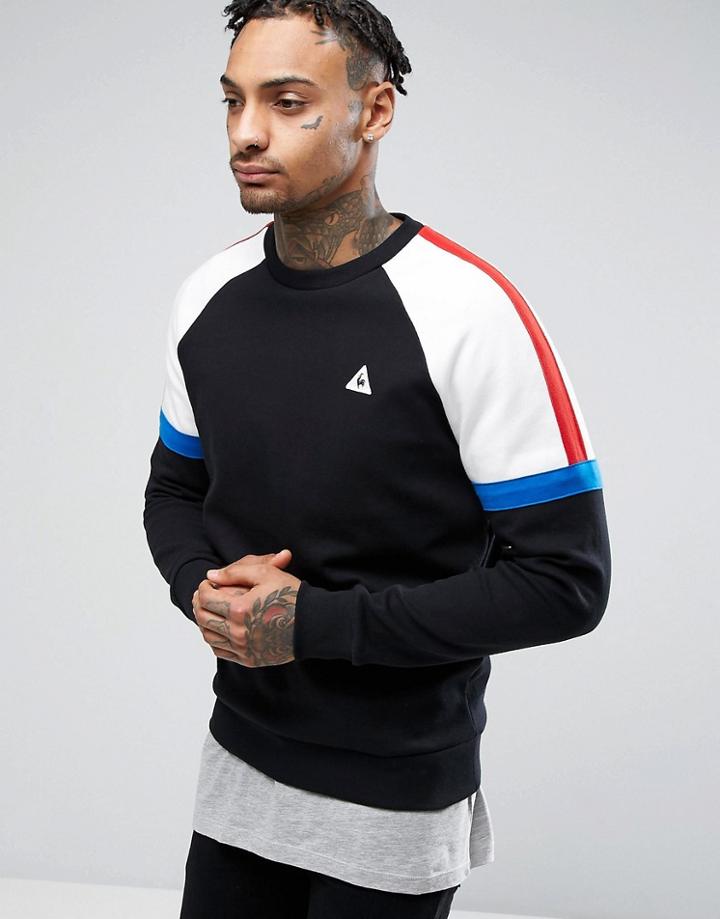 Le Coq Sportif Bbr Crew Sweatshirt In Black 1710870 - Black