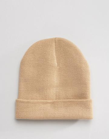 Gregorys Slouchy Beanie Stone - Beige