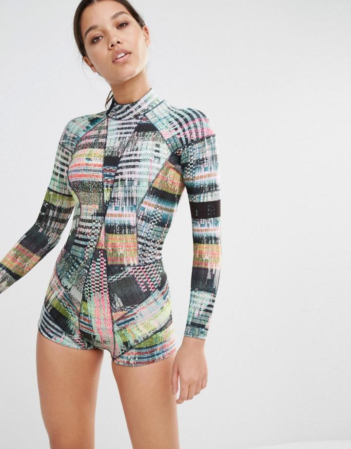 Cynthia Rowley Buckle Detail Wetsuit - Multi