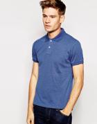 Esprit Pique Polo Shirt - Blue